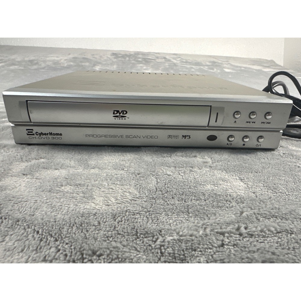 CyberHome CH-DVD 300 Progressive Scan DVD Player Silver MP3 Compact Media Player